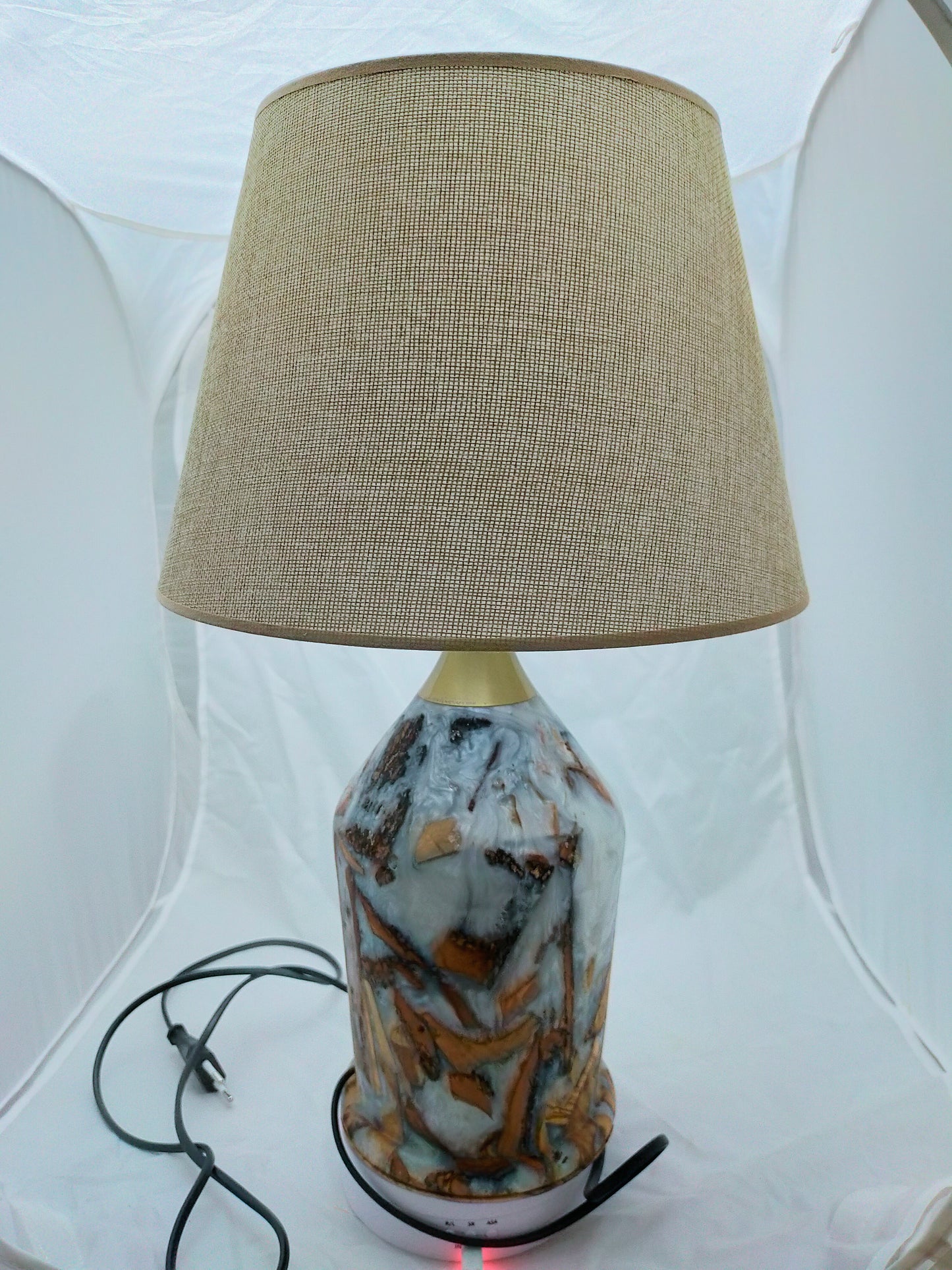 Handmade Lampshade Resin Wood Living