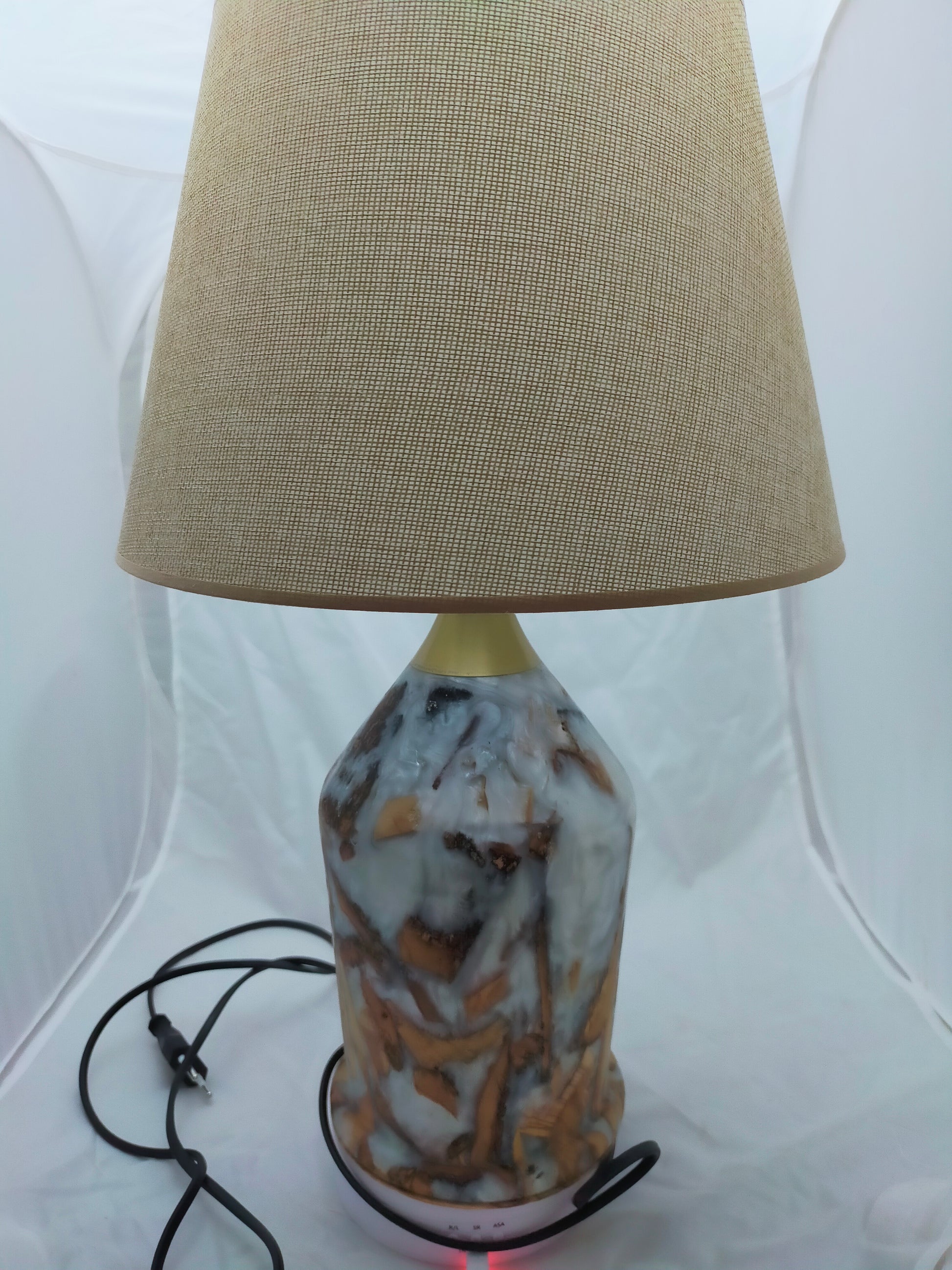 Handmade Lampshade Resin Wood Living