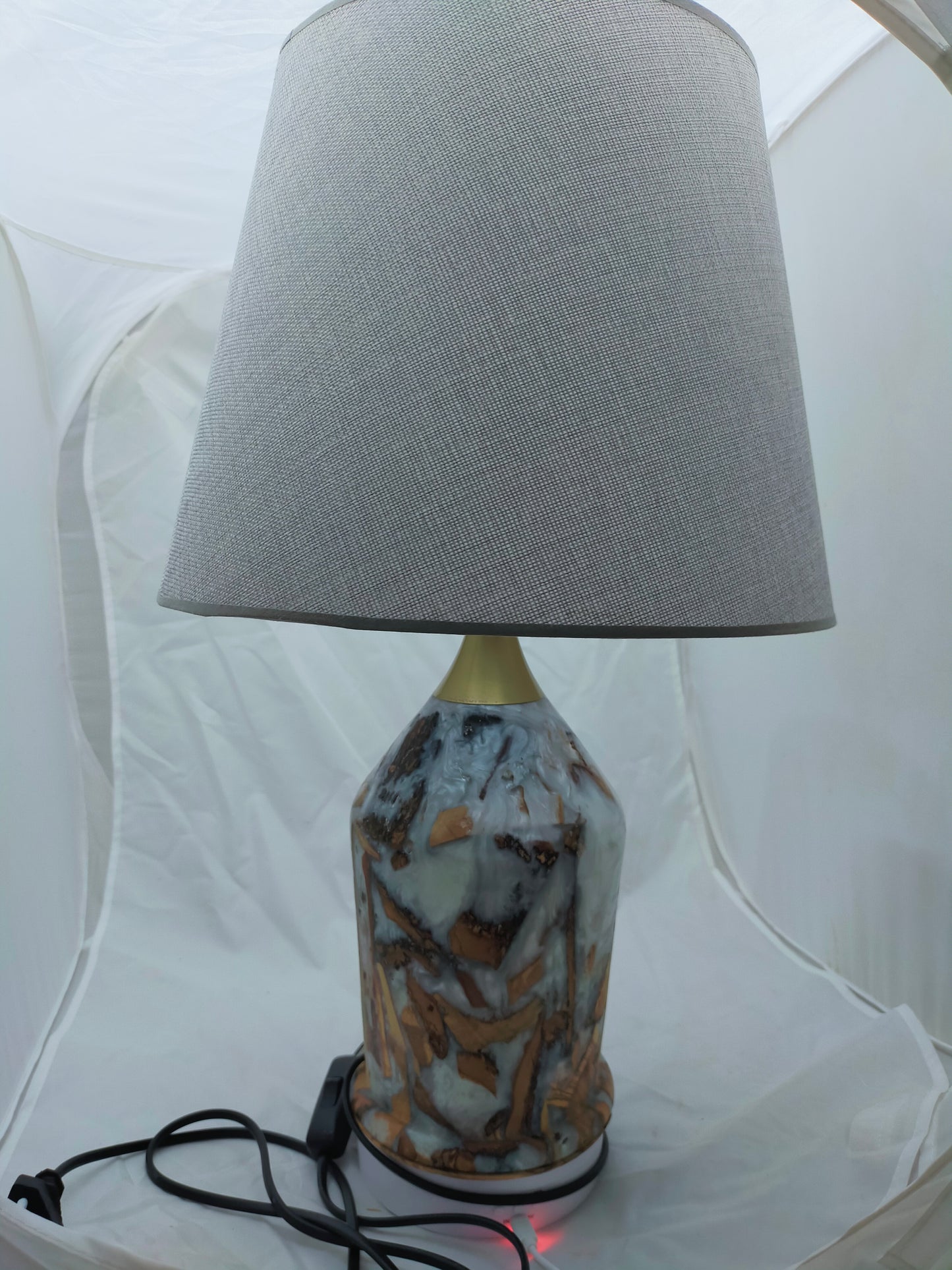 Handmade Lampshade Resin Wood Living