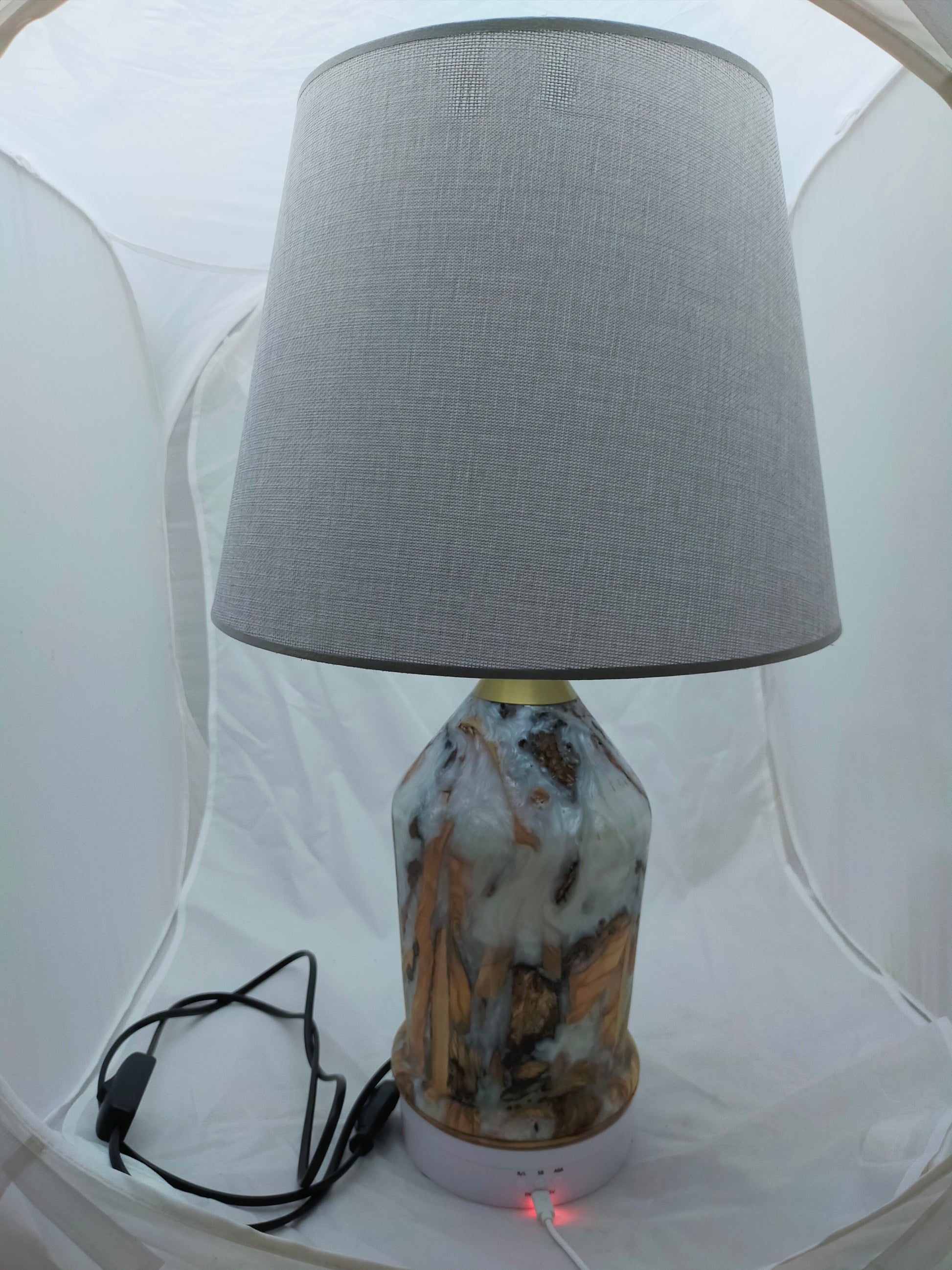 Handmade Lampshade Resin Wood Living