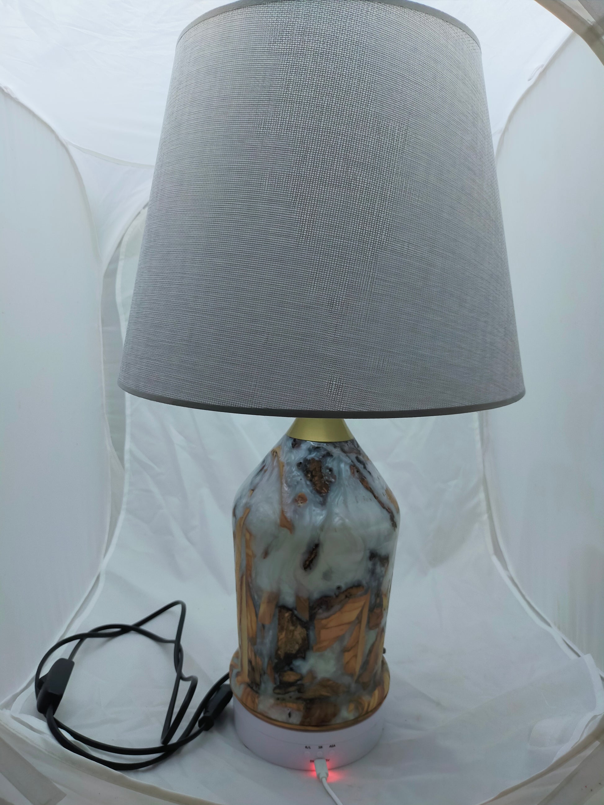 Handmade Lampshade Resin Wood Living