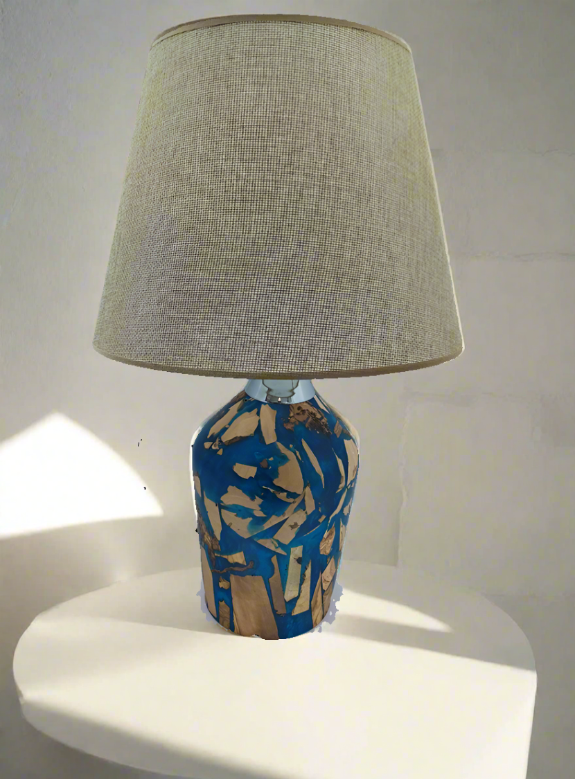 Handmade Lampshade Resin Wood Living