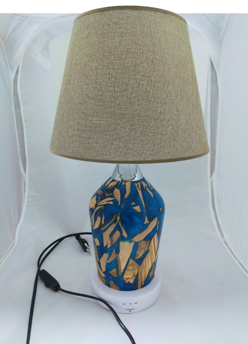 Handmade Lampshade Resin Wood Living