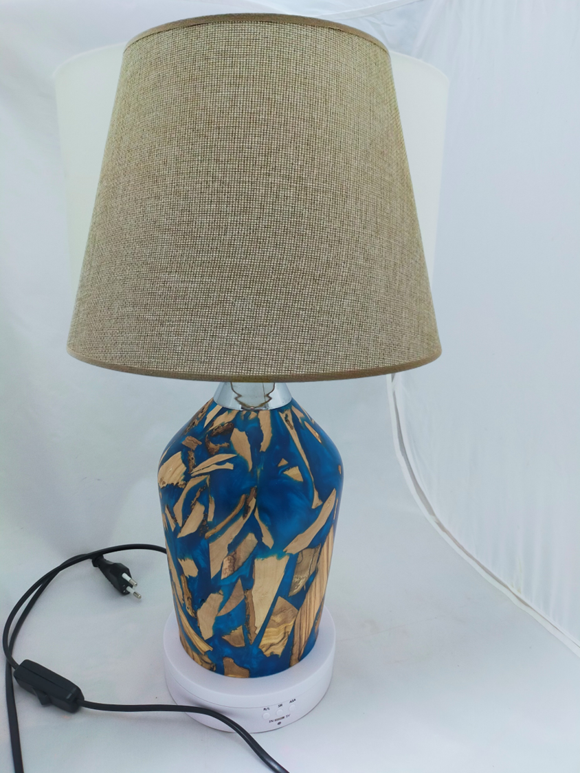 Handmade Lampshade Resin Wood Living