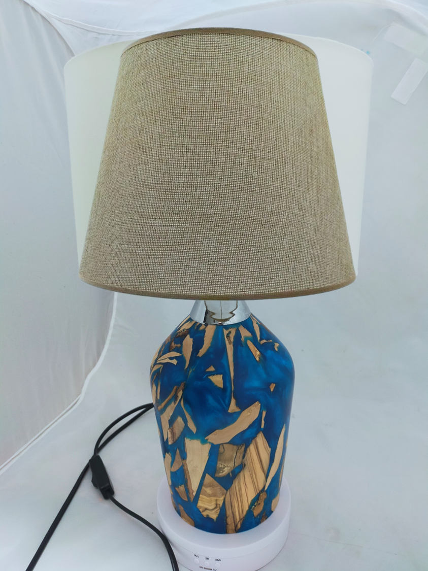 Handmade Lampshade Resin Wood Living