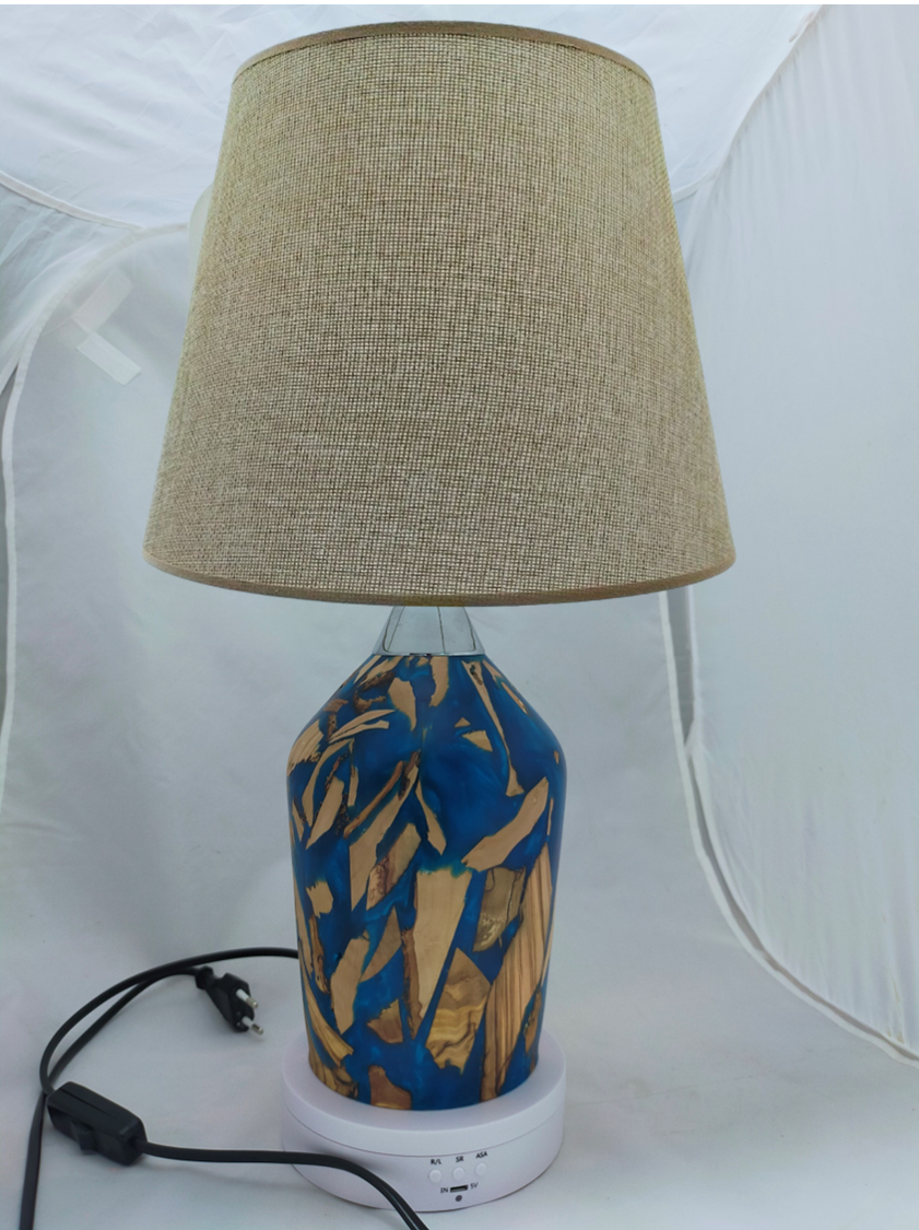 Handmade Lampshade Resin Wood Living