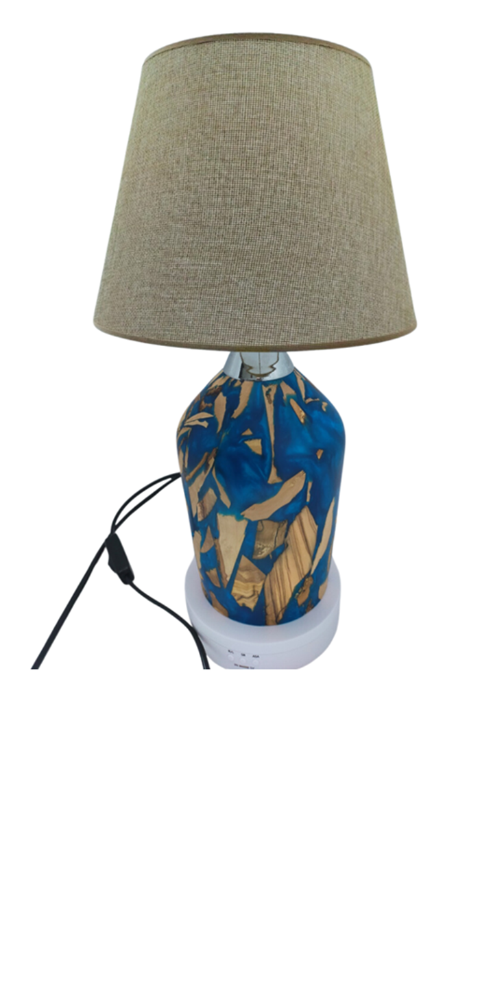 Handmade Lampshade Resin Wood Living