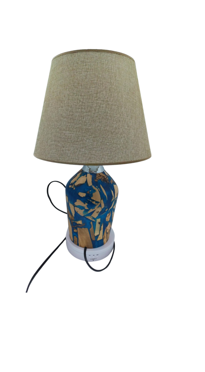 Handmade Lampshade Resin Wood Living