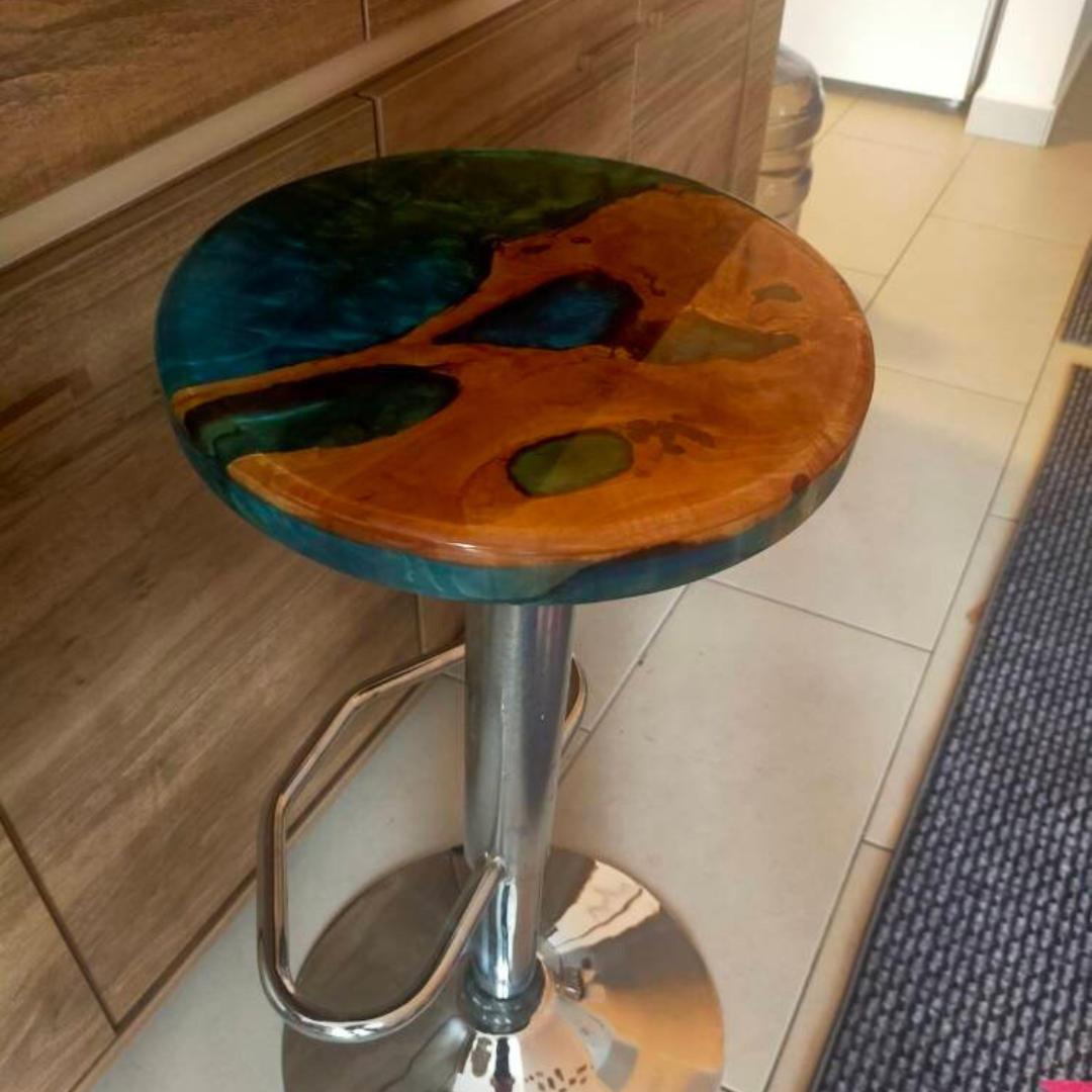 Epoxy Resin Bar Stool