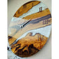 Bicolor Epoxy & Olive Wood Wall Clock Wholesale vendor