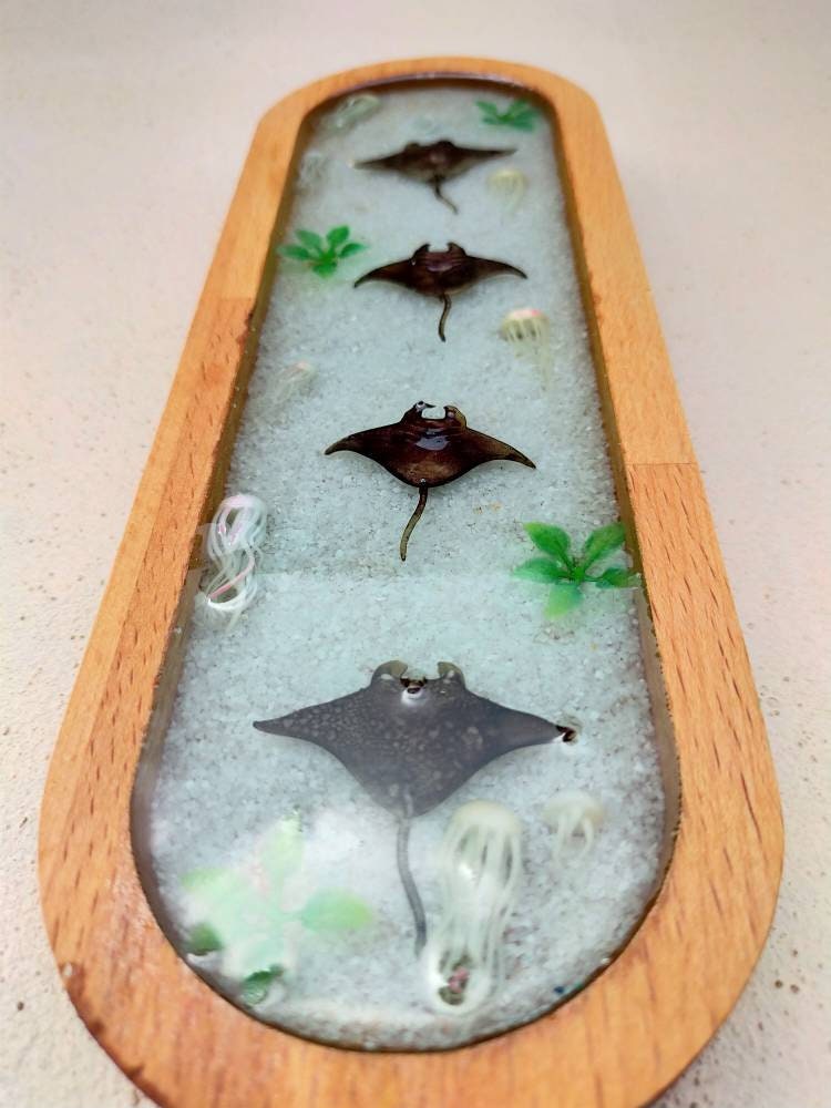 Fish in resin, ornament, gift for Valentine's Day