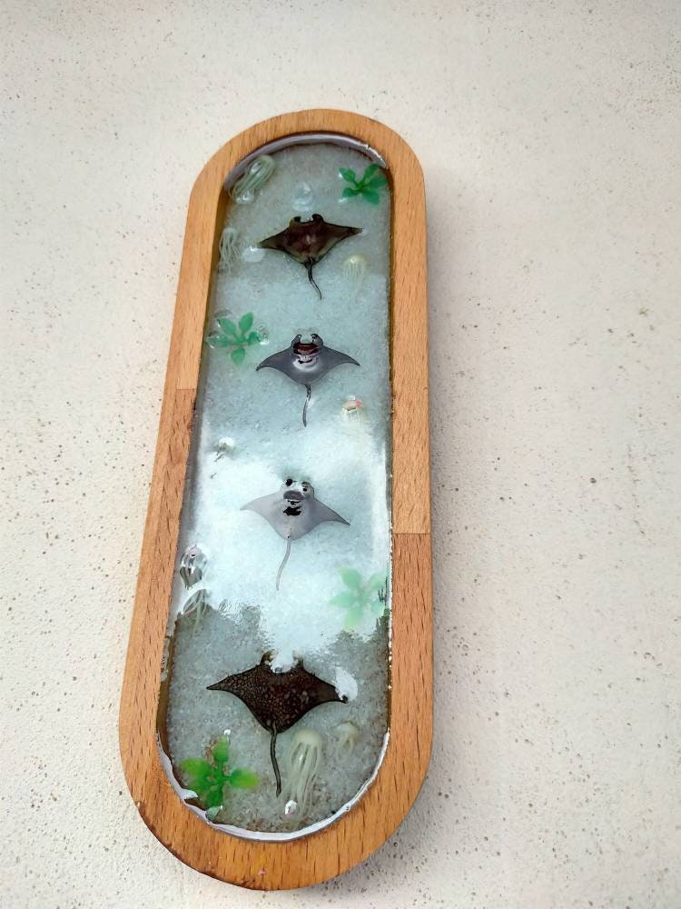 Fish in resin, ornament, gift for Valentine's Day