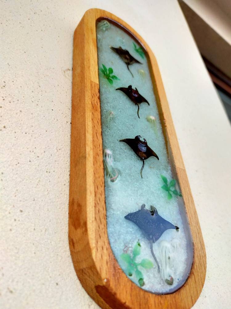 Fish in resin, ornament, gift for Valentine's Day