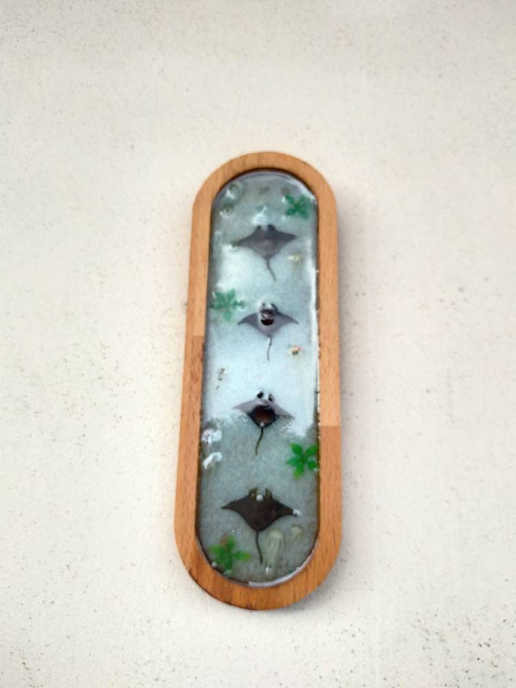 Fish in resin, ornament, gift for Valentine's Day