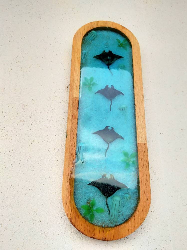 Fish in resin, ornament, gift for Valentine's Day