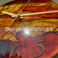 Bicolor Epoxy & Olive Wood Wall Clock