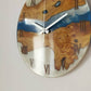 Bicolor Epoxy & Olive Wood Wall Clock