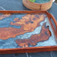 Epoxy Resin & Wood Serving Tray - Regular Edge Serving Tray