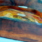 Epoxy Resin & Wood Serving Tray - Live Edge Serving Tray