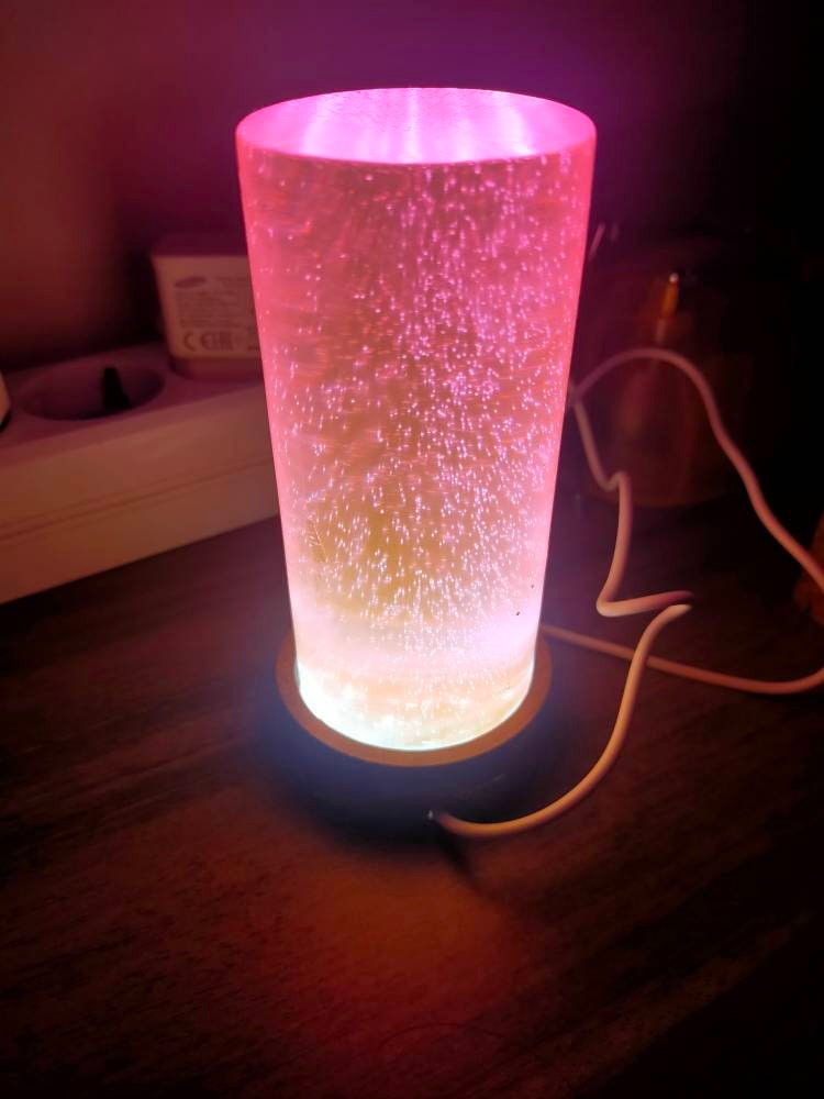 Epoxy Resin Night Lamp / Bedside Lamp