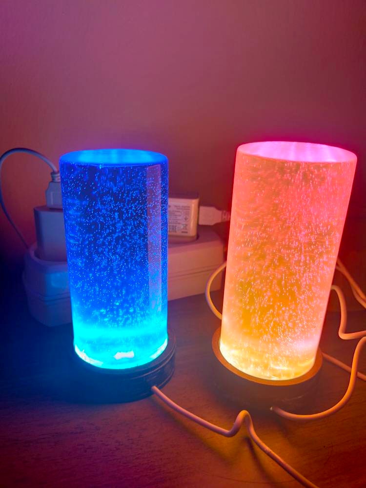 Epoxy Resin Night Lamp / Bedside Lamp