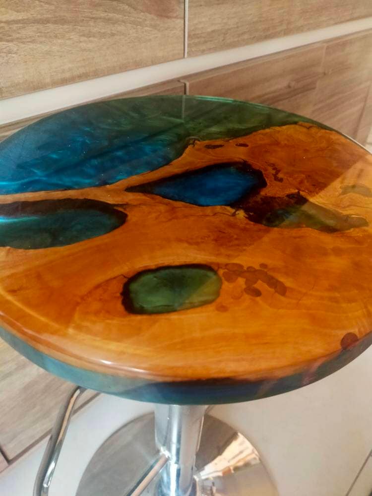 Epoxy resin 2025 bar stool