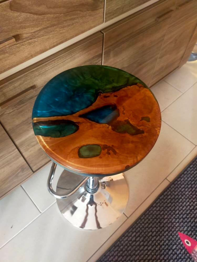 Epoxy Resin Bar Stool