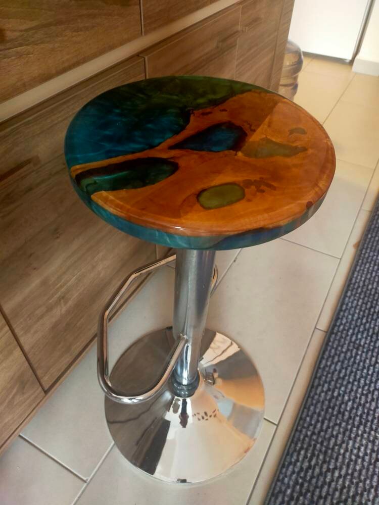 Epoxy Resin Bar Stool