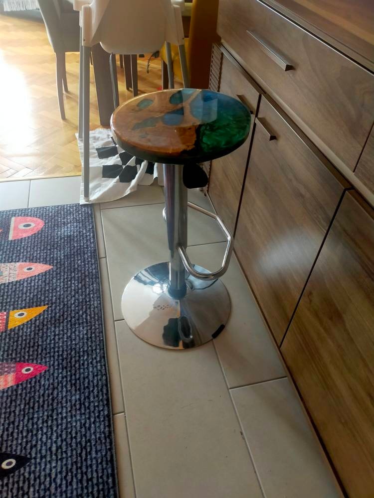 Epoxy Resin Bar Stool