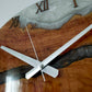 Bicolor Epoxy & Olive Wood Wall Clock