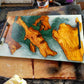 Epoxy Resin & Wood Serving Tray - No Edge Serving Tray