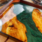 Epoxy Resin & Wood Serving Tray - Octagonal Edge Serving Tray