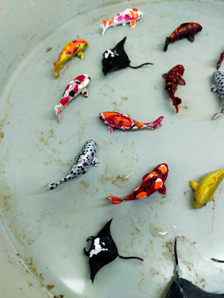 3D fish for fish ponds