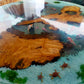 Epoxy Resin & Wood Table Top - Aquarium