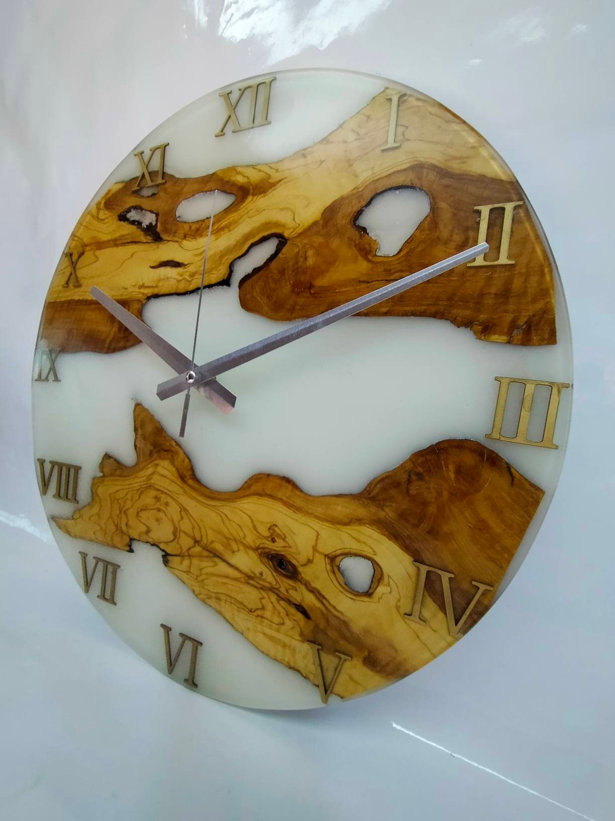 Epoxy clock, Resin clock, Clock for wall, Extra Large wall clock, Wall Clock, Wood Clock, Wood Decor, Wooden Clock, Cool Clocks